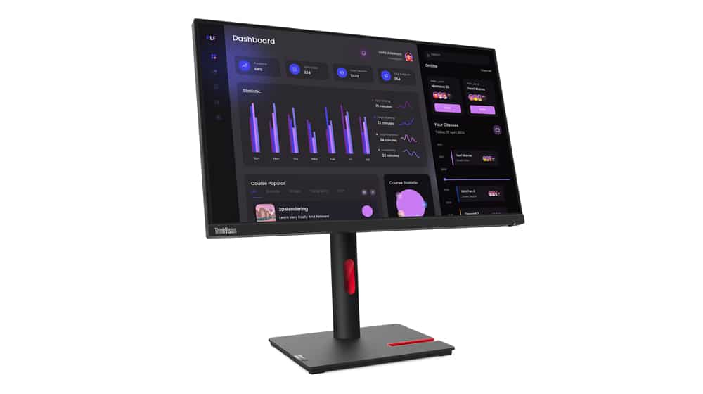 Lenovo Lenovo ThinkVision T24i-30 LED display 60,5 cm (23.8") 1920 x 1080 pixel Fuld HD Sort