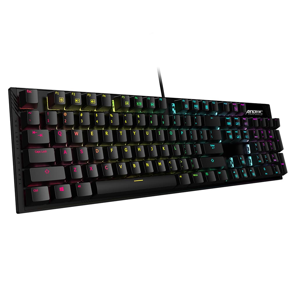 GIGABYTE GIGABYTE AORUS K1 tastatur Spil USB QWERTY Engelsk Sort