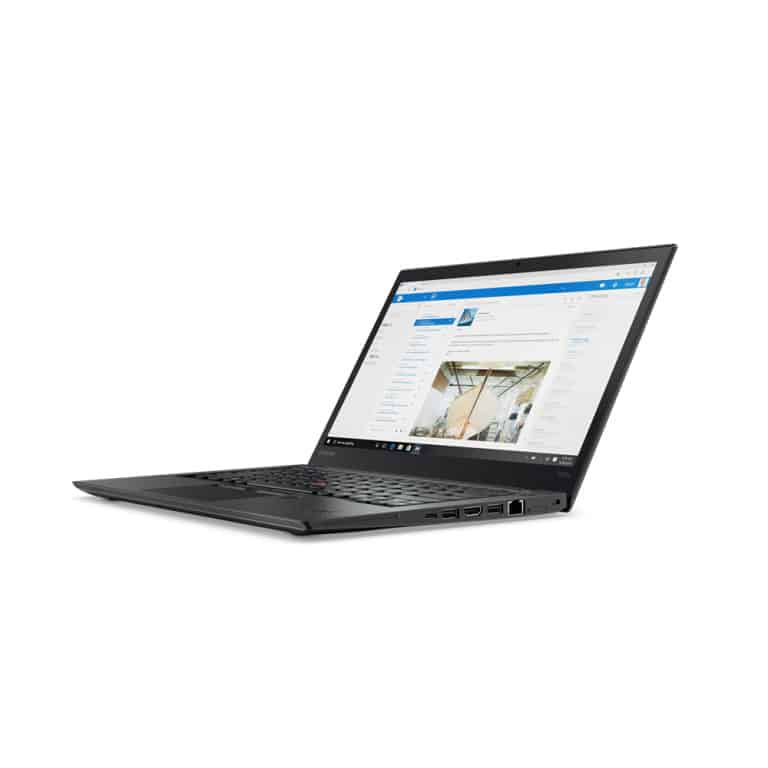 Second image of T1A T1A Lenovo ThinkPad T470s Refurbished Intel® Core™ i5 i5-6300U Laptop 35,6 cm (14") Fuld HD 8 GB DDR4-SDRAM 256 GB SSD Wi-Fi 5 (802.11ac) Windows 10 Pro Sort